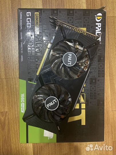 Видеокарта Palit 1660 Super 6Gb