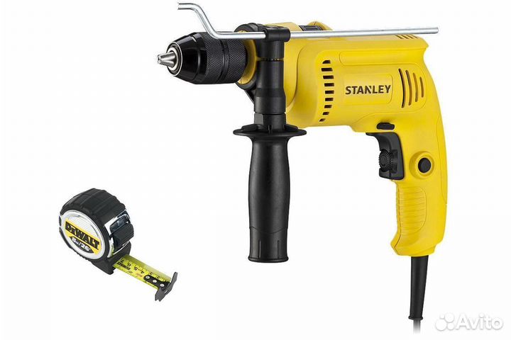 Дрель ударная stanley, 600 Вт
