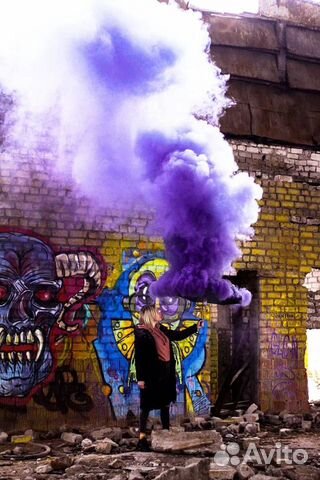 Цветной дым для фотосессии