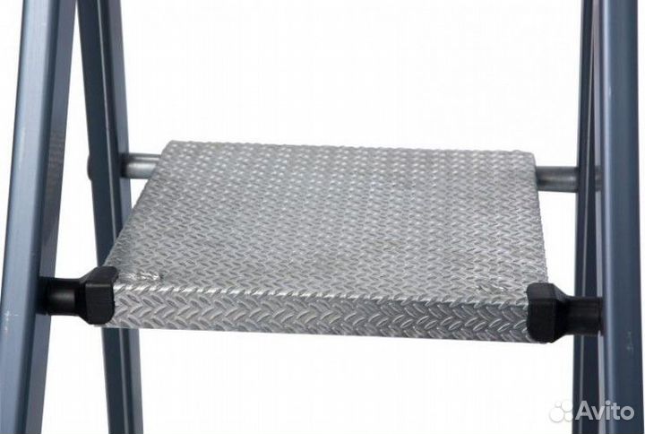 Стремянка алюминиевая krause monto sepro 5 ступеней анодированная 124197