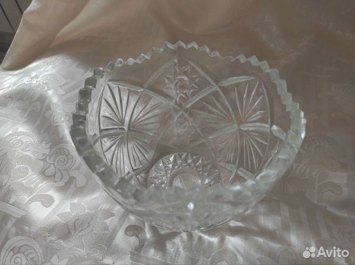 Салатницы хрустальные эпохи СССР