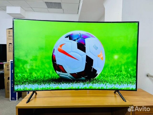 Изогнутый Samsung 65” UltraSlim 4K SmartTV wifi купить в Москве ...