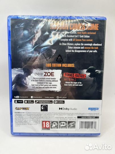 Диск PS5 Resident Evil 7 Biohazard Gold Edition по