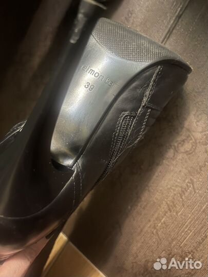 Сапоги женские натуральная кожа 39