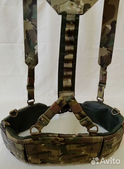 Боевой пояс тактический с защитой Бр1