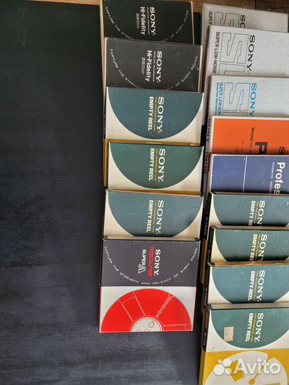 Катушки 15шт. для катушечного магнитофона, Япония