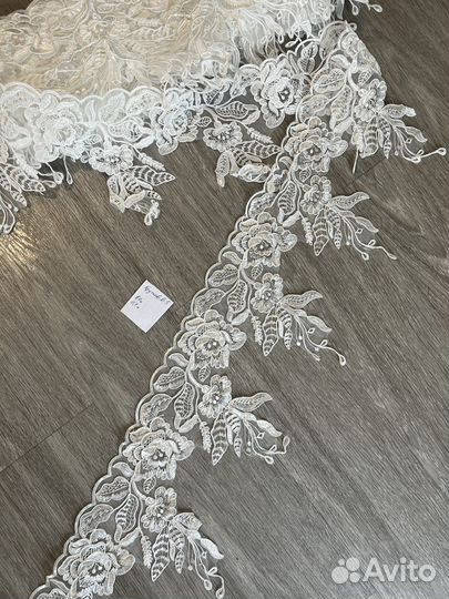 Кружево корд белое на свадьбу