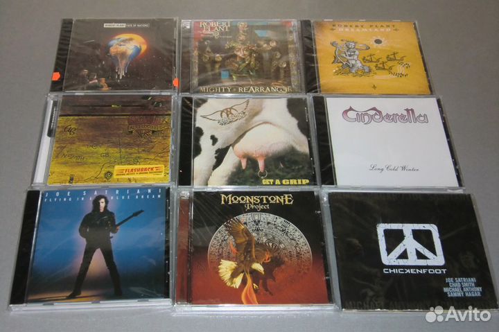 CD Robert Plant, Alice Cooper Aerosmith Cinderella