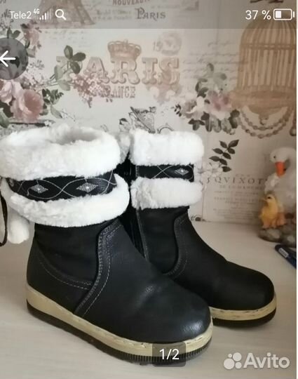 Сапоги детские демисезонные