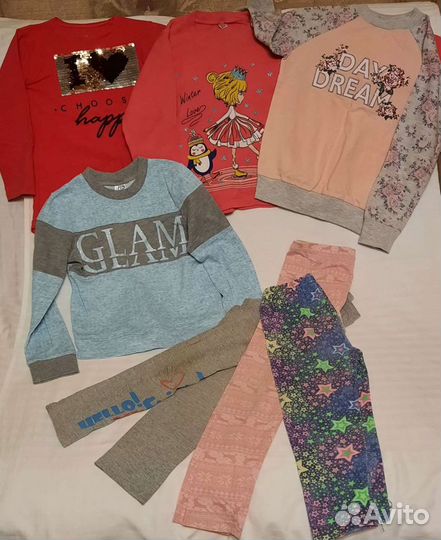 Одежда для девочки 4-6 лет