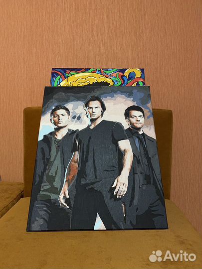 Картины по номерам раскрашенная