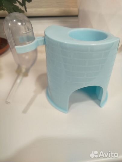 Домик поилка кормушка для хомяка