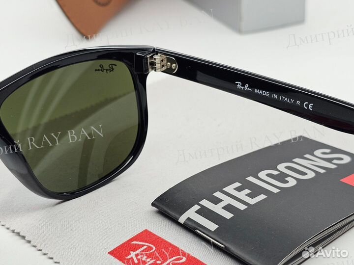 Очки Ray Ban 4147 Boyfriend Blue Mirror Стекло