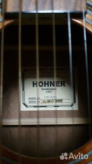 Шестиструнная гитара Hohner