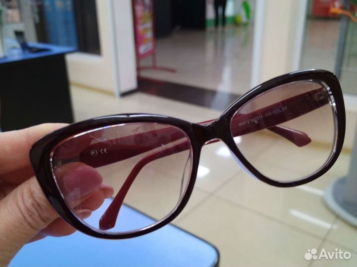Очки окрашенные с диоптриями