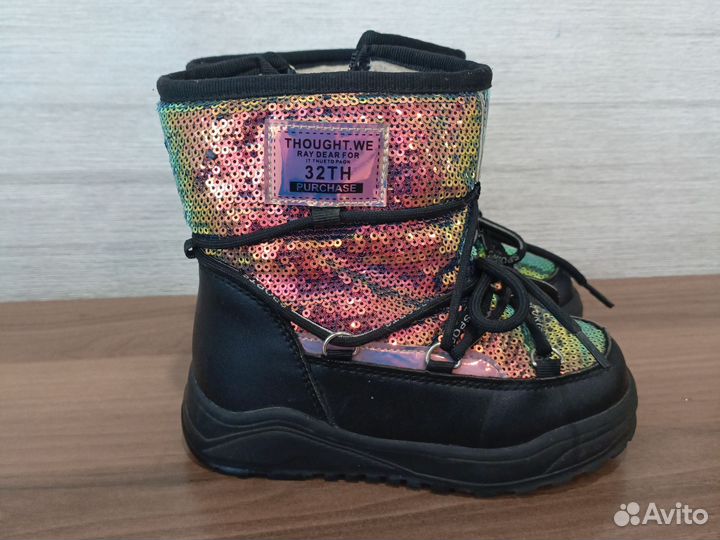 Сапоги зимние на девочку размер 27
