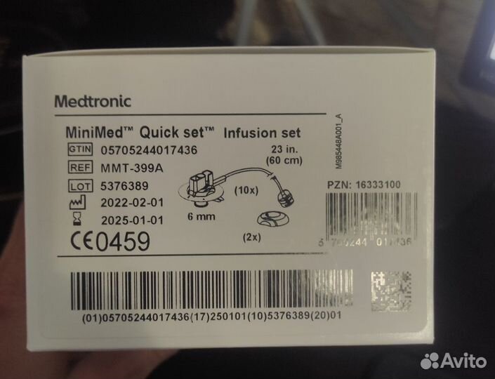 Инфузионная система Medtronic MininMed Quick-set
