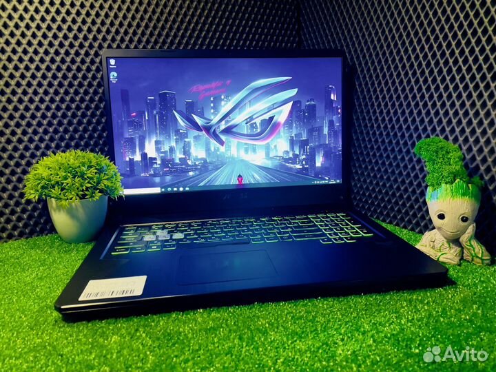 Ноутбук asus TUF 17.3 Ryzen5/8/SSD256/GTX1050