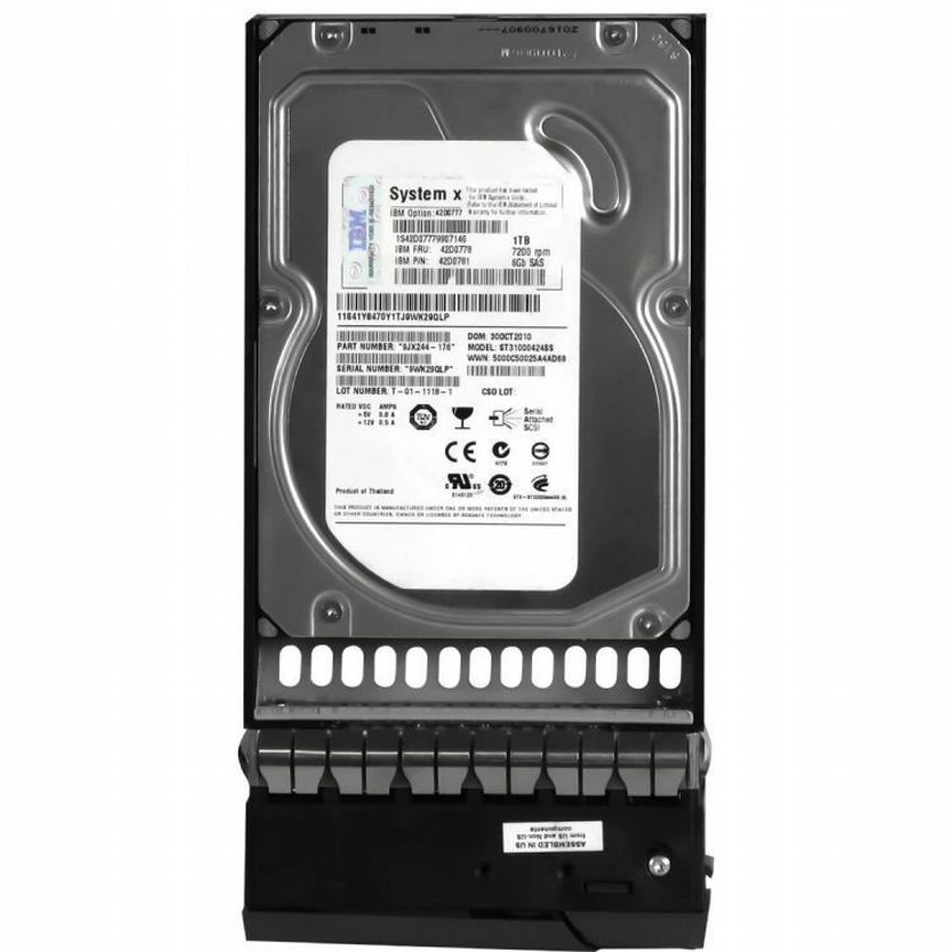 [42D0777] Жесткий Диск Ibm 1tb Sas 3,5" Hdd 42d0777