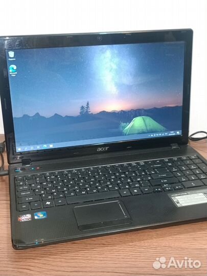 Ноутбук Aspire 5552 /AMD Athlon II P340/250GB/3GB