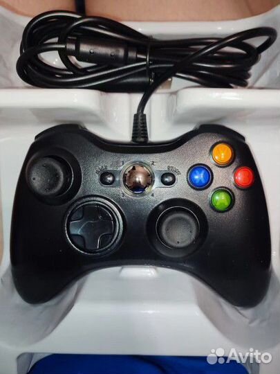 Джойстик xbox 360 проводной и беспроводной