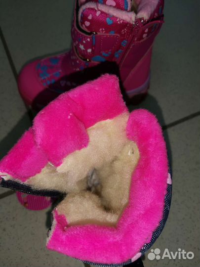 Сапоги девочка новые зимние мембрана 23