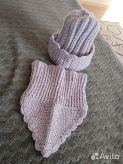 Шапка вязанная зимняя