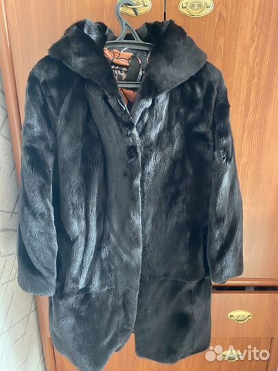 Шуба норковая 48 50 бу