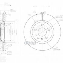 Диск тормозной chery chery kaiyi/M11/M12/omoda