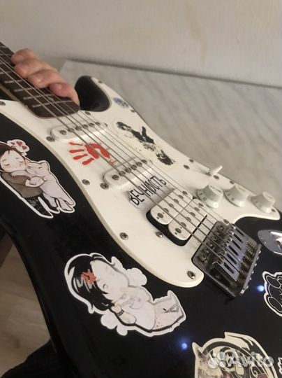 Электро гитара fender sqier stratocaster