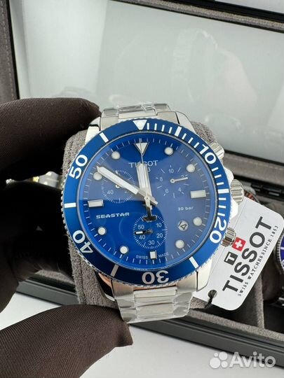 Мужские Часы Tissot Seastar 1000 Chronograph 46мм