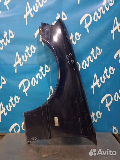 Мерседес C 180 W202 крыло переднее левое синее