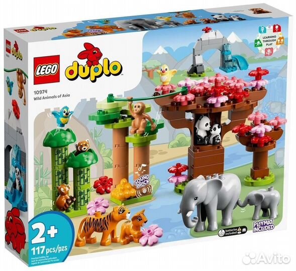 Lego duplo 10974 Дикие животные Азии, 117 дет