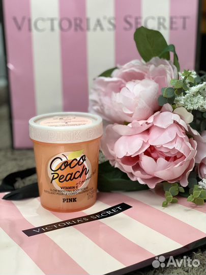Скраб coco peach Victoria’s secret оригинал