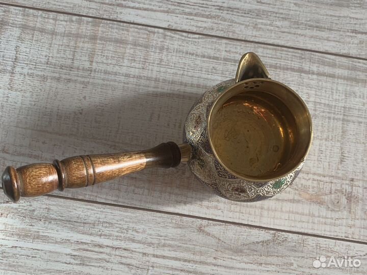 Кофеварка латунь новая