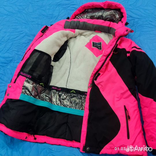 Куртка зимняя для девочки 146 лыжная