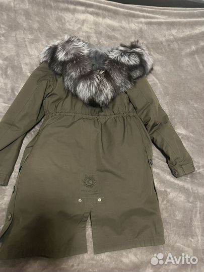 Парка с натуральным мехом 42 44