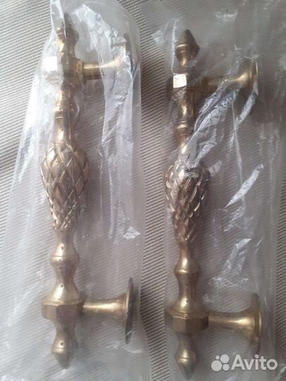 Дверные ручки латунь новые