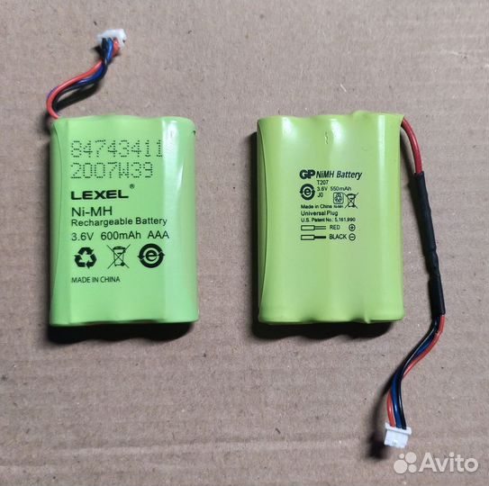 Аккумулятор lexel и GP для радиотелефонов kirk