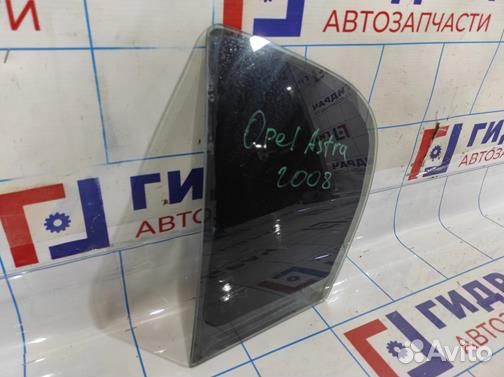 Стекло двери задней левой (форточка) Opel Astra H