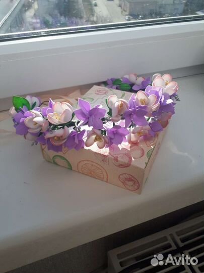 Венок на голову для фотосессии из фоамирана