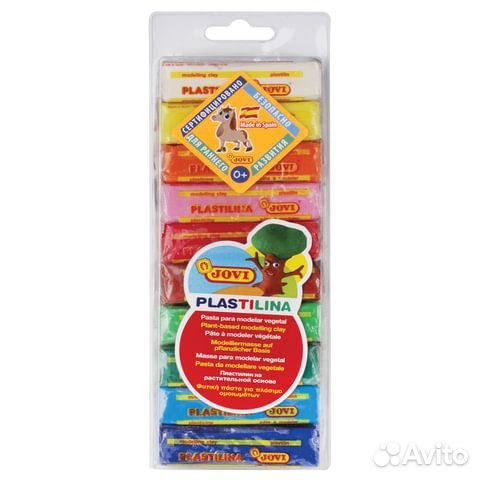 Пластилин на растительной основе jovi Испания, 10