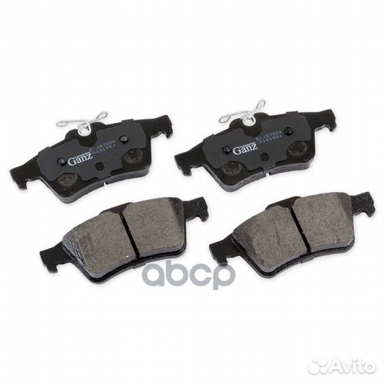 Колодки задние ford/mazda/NIS/OP/REN/VOL ganz