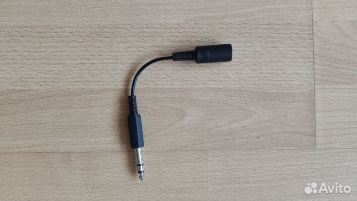 Переходник DIN 5pin (f) мама — Jack 6.35 (m) папа