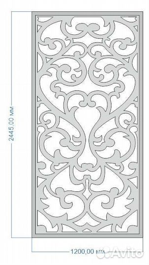 Ажурная перегородка