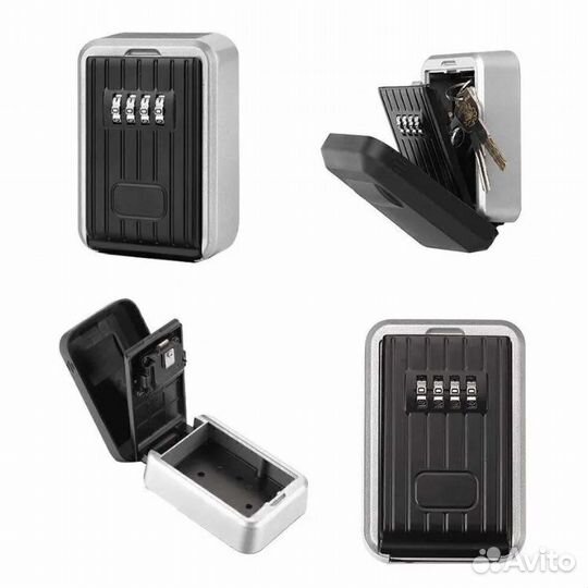 Мини сейф для ключей, ключница сейфбокс с кодовым