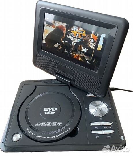 Портативный DVD плеер с тв-тюнером и Радио 7,8