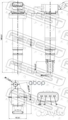 Катушка зажигания / toyota corolla/fielder CE12