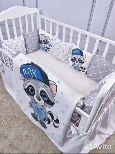 Бортики с одеялом новые