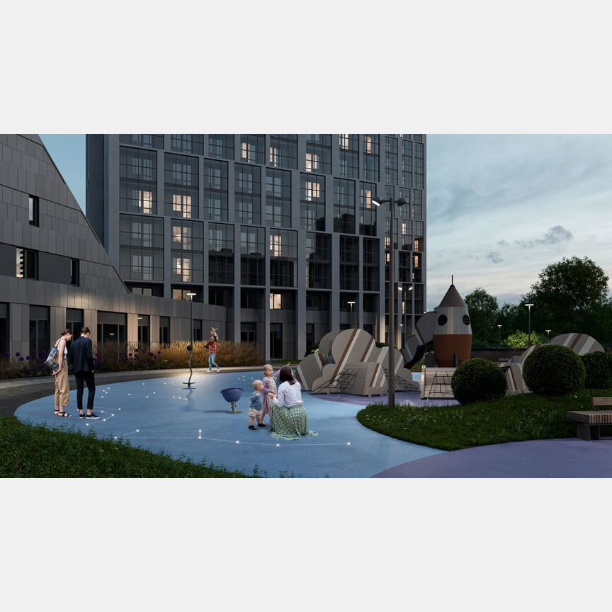 2-к. квартира, 49 м², 18/25 эт.
